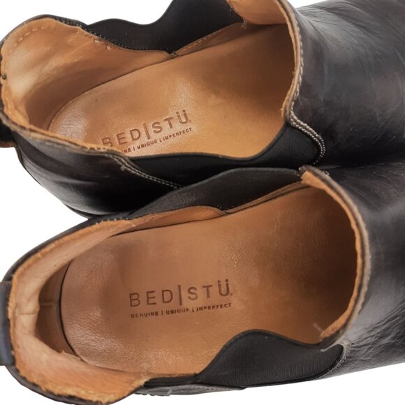 Bed Stu Men's Royce Dark Brown Leather Slip On Boots SZ 11 - Picture 9 of 13